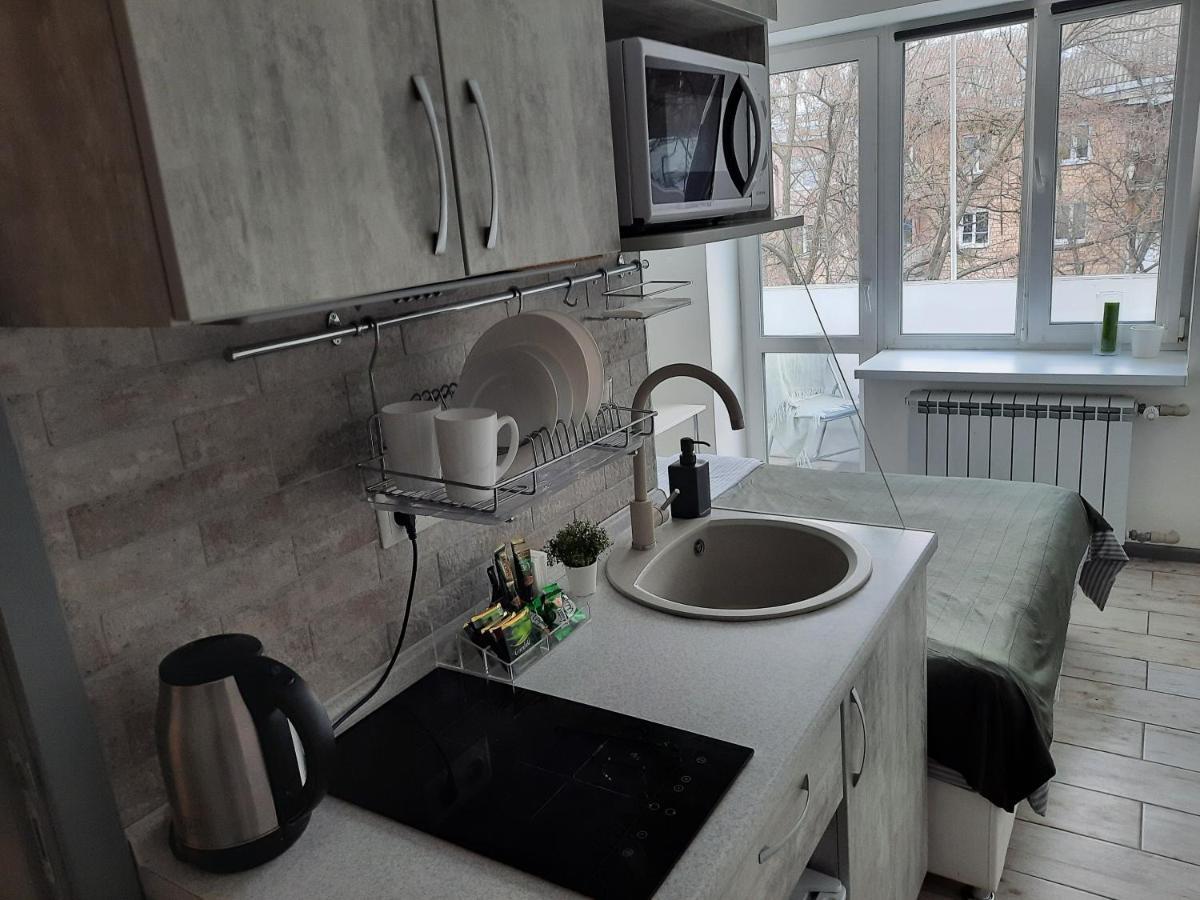 Посуточно Мини-Студия Метро Дорогожичи Киев Esterno foto